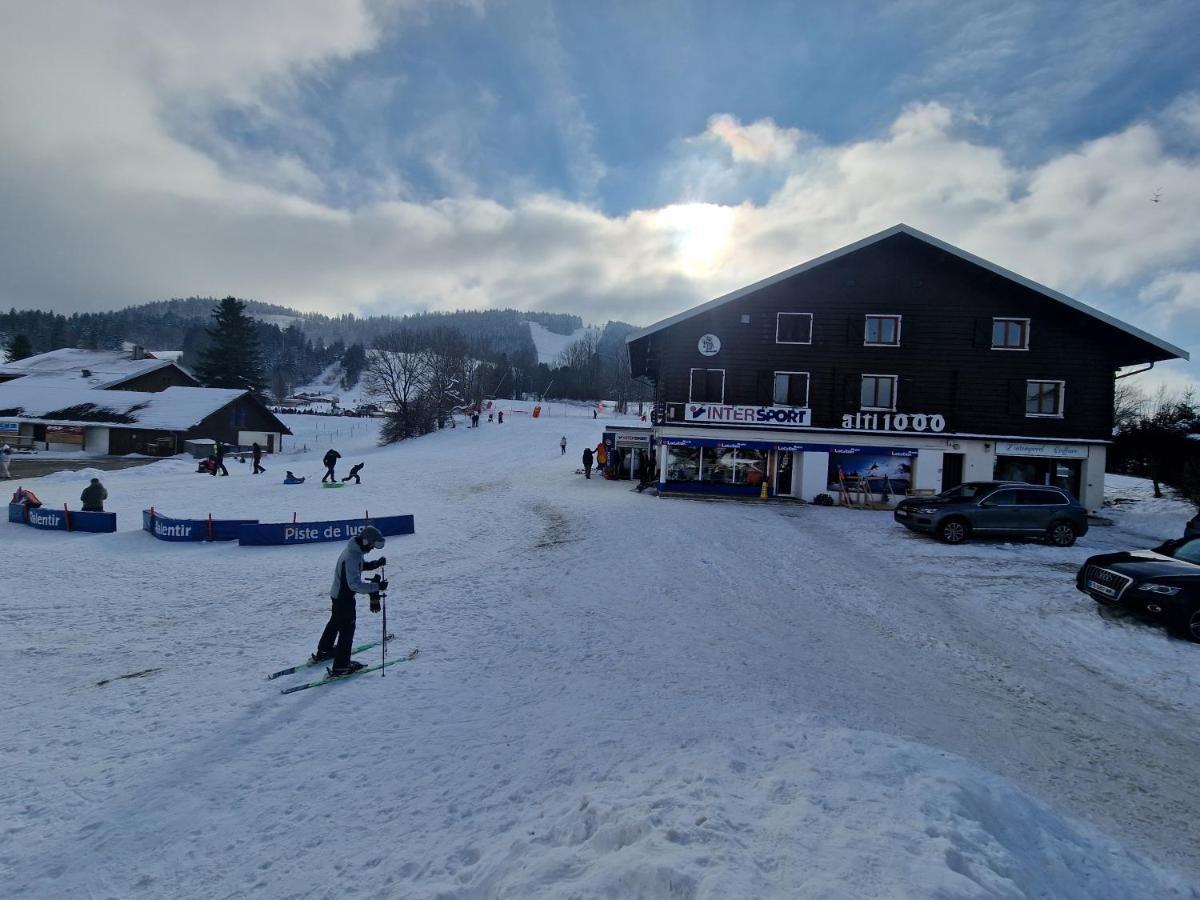 VIP Place Family Alti1000 Télésiège Métabief Avec jardin privé à 50 M des pistes Esterno foto